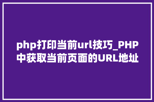 php打印当前url技巧_PHP中获取当前页面的URL地址的方法